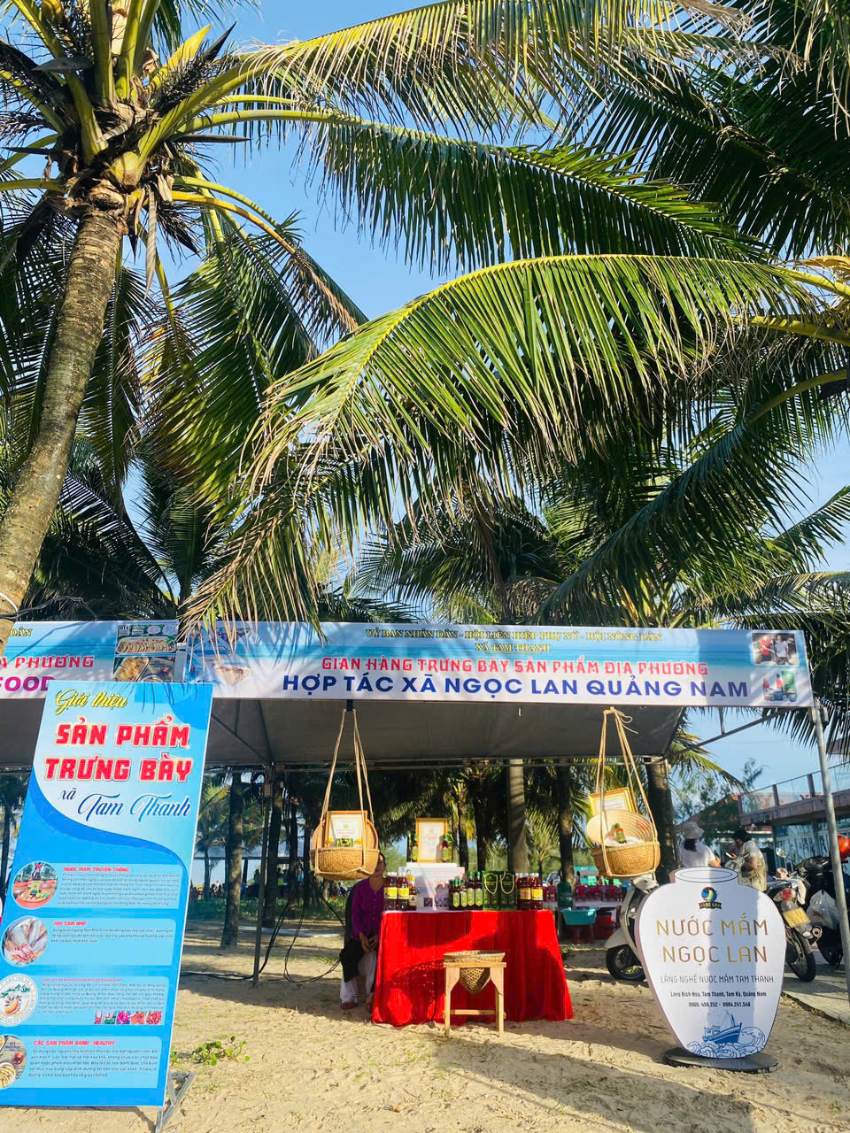 Không gian trưng bày tại Lễ hội