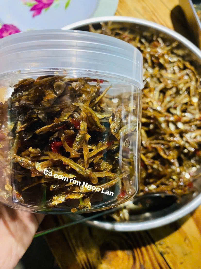 Cá cơm rim mắm nhỉ Ngọc Lan